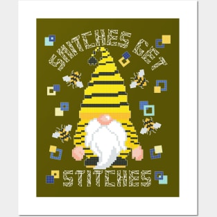 Stitches Gnome Posters and Art